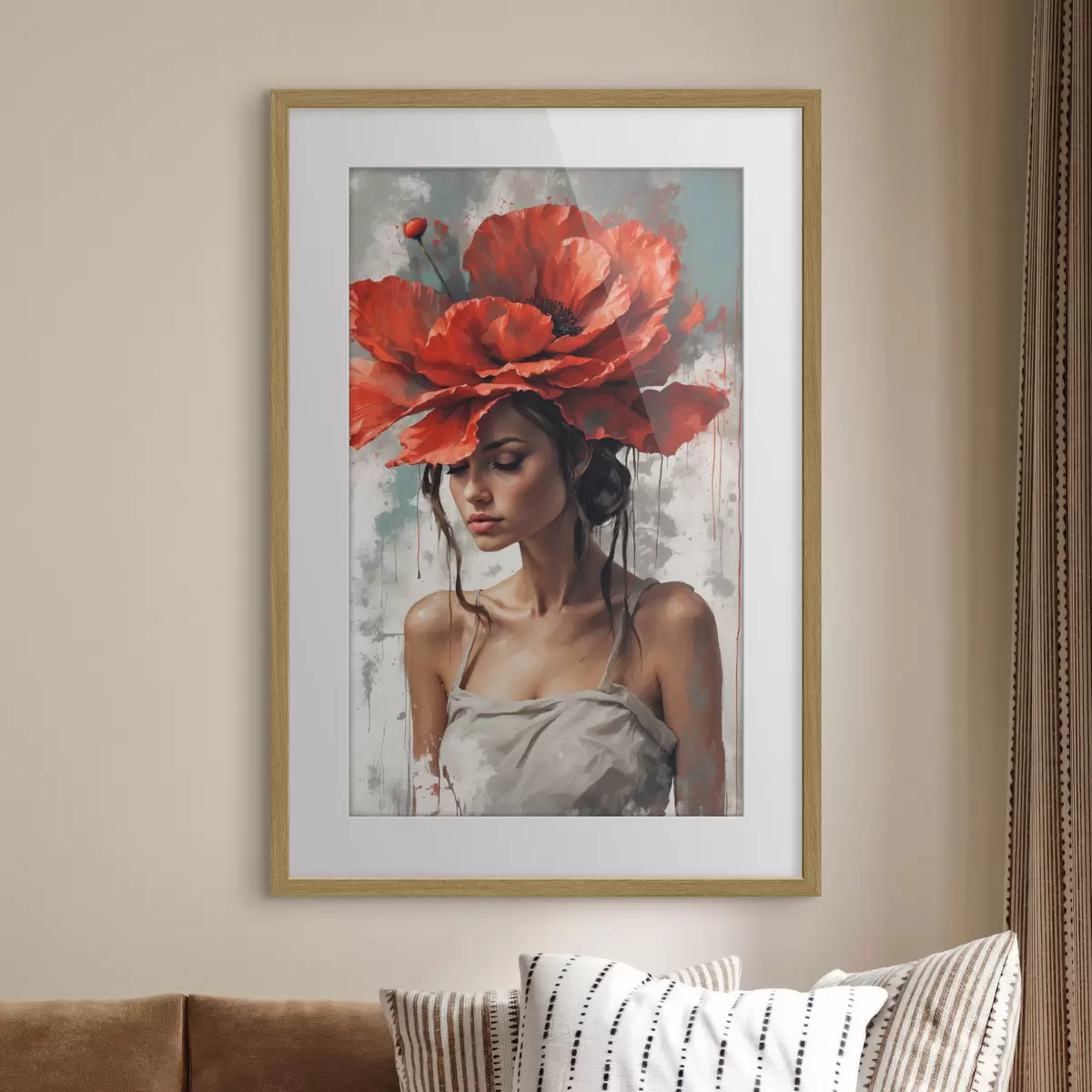 Poster Copricapo di papaveri f39171