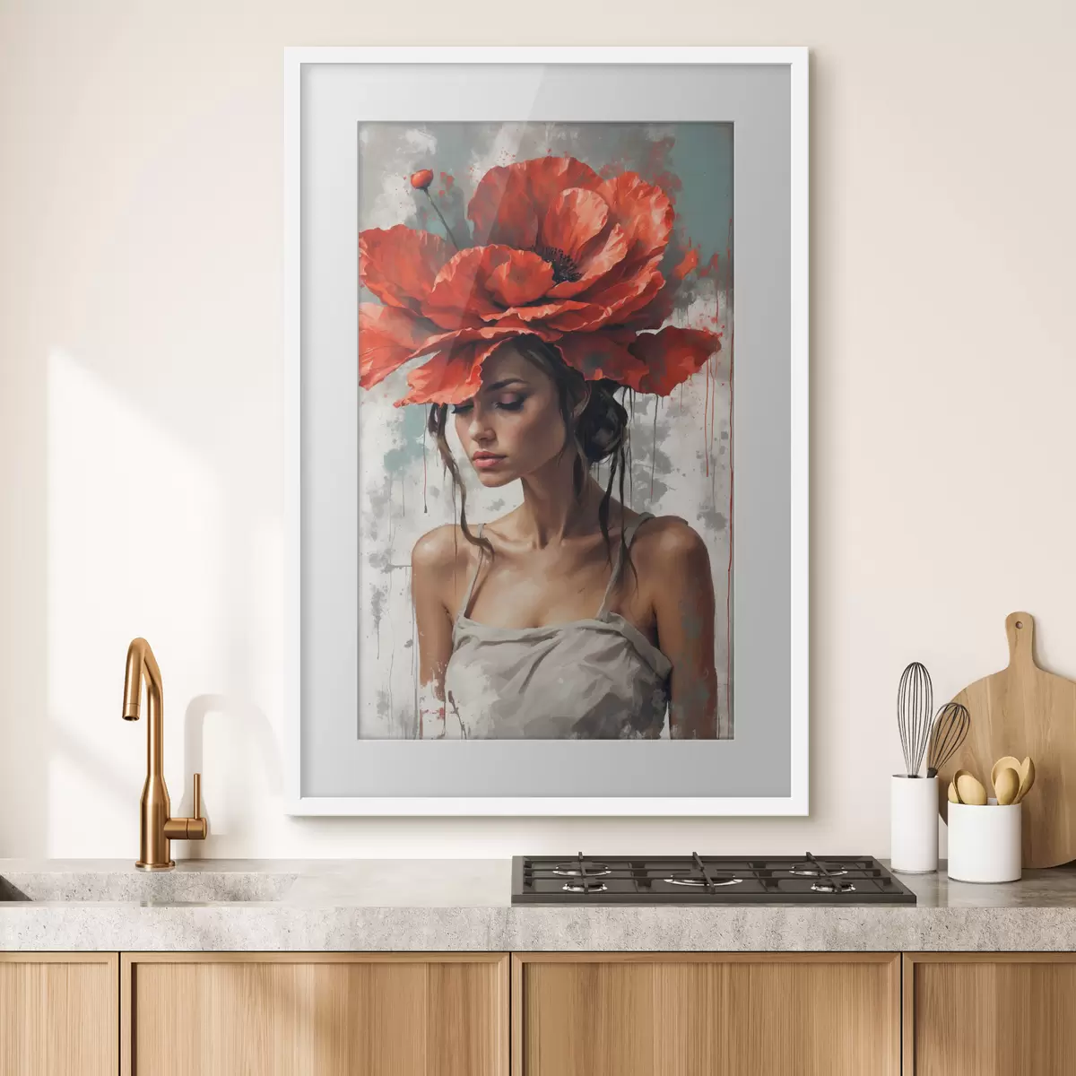 Poster Copricapo di papaveri f39171