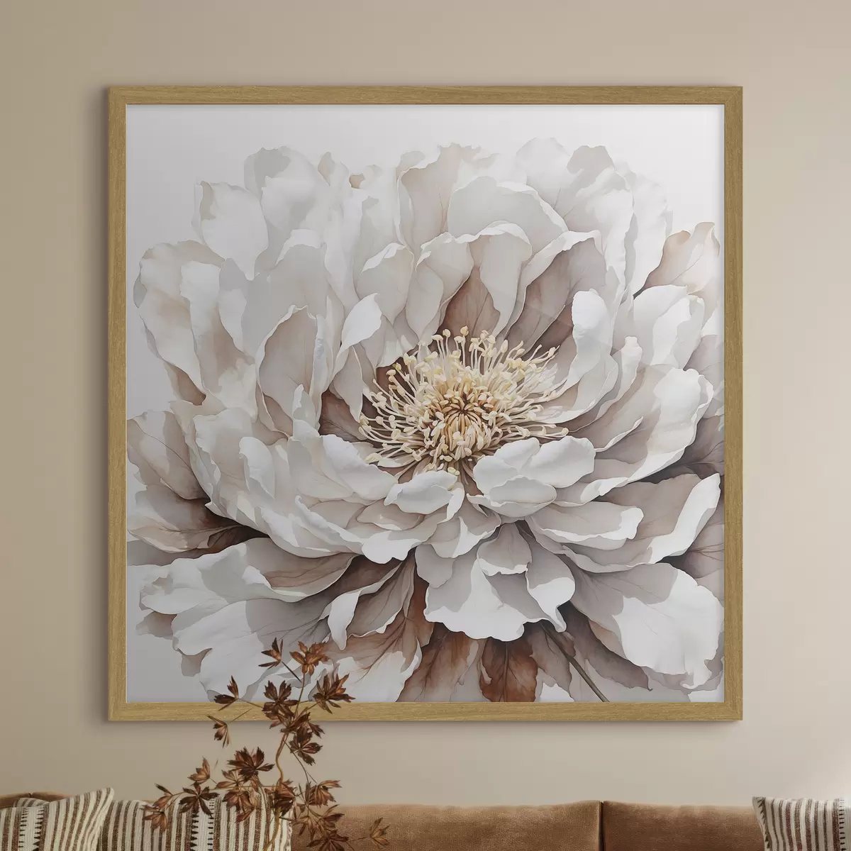 Poster Primo piano di un fiore bianco f39178
