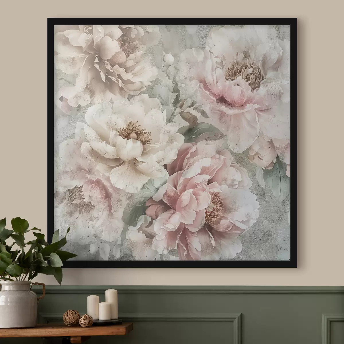 Poster Peonie d'epoca f39345