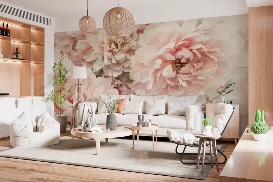 Carta da parati Floreale Peonie n. w01232