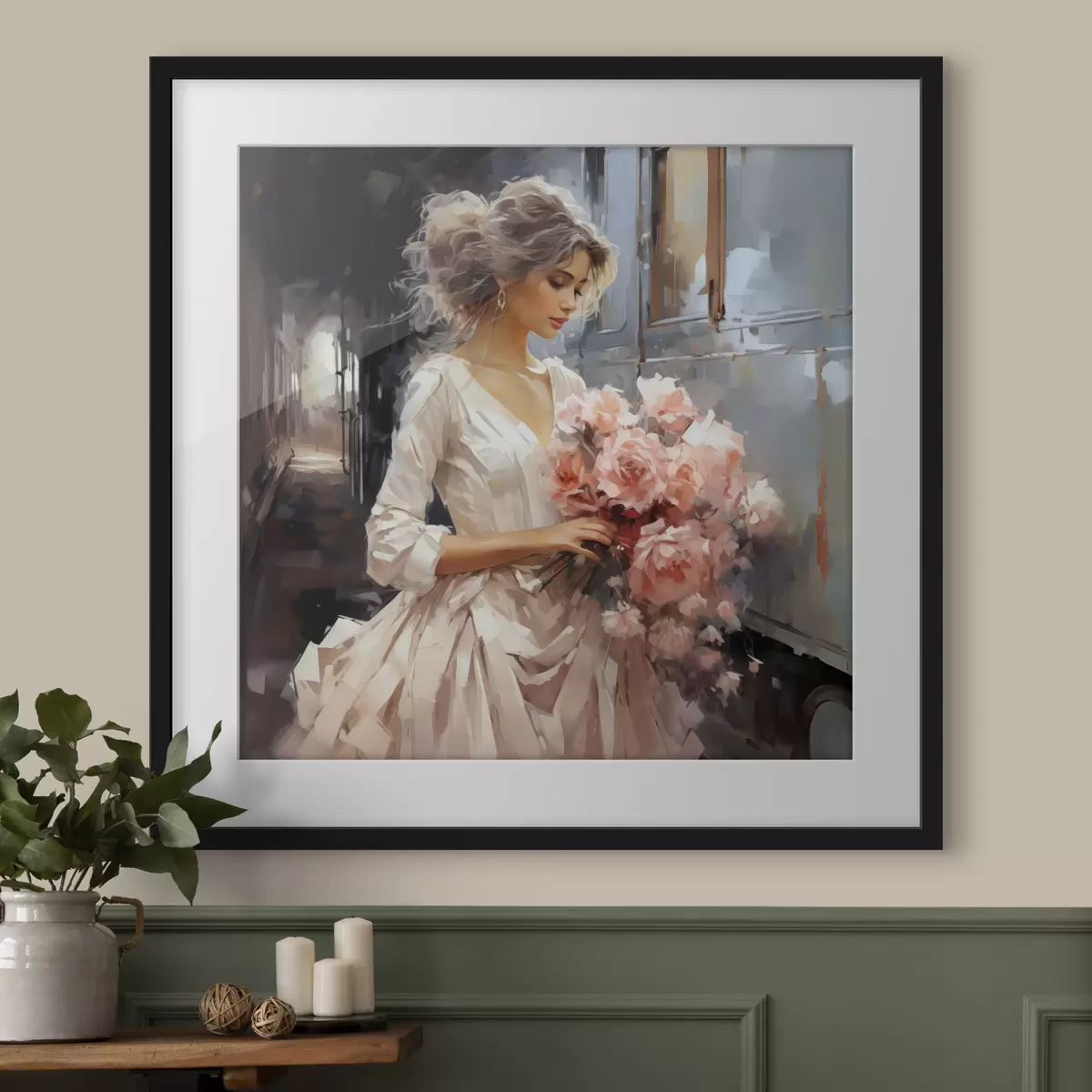 Poster Rose e respiro f39438