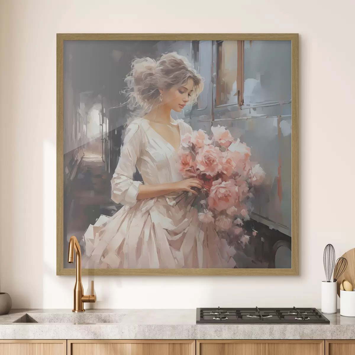 Poster Rose e respiro f39438