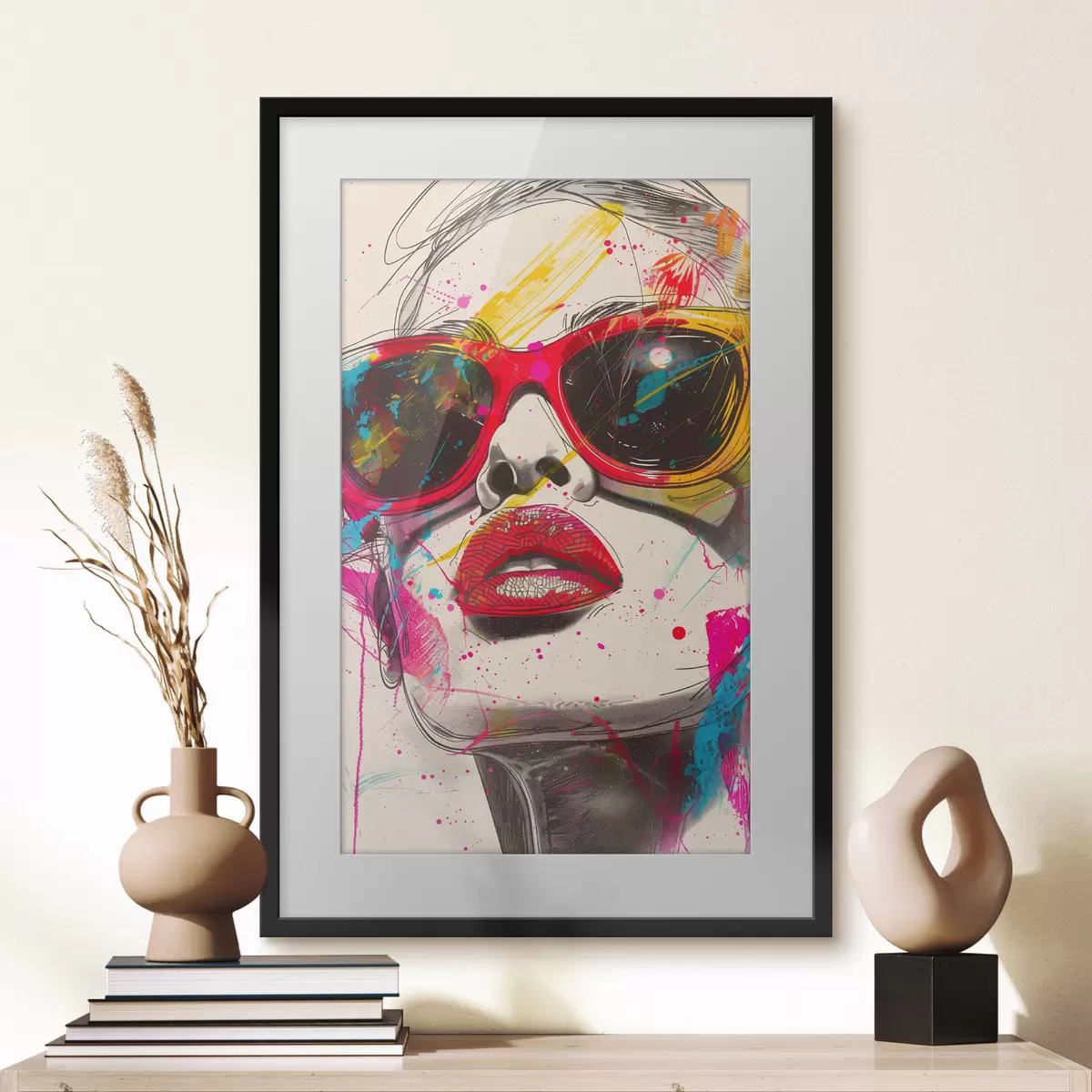 Poster Ragazza con gli occhiali f39204
