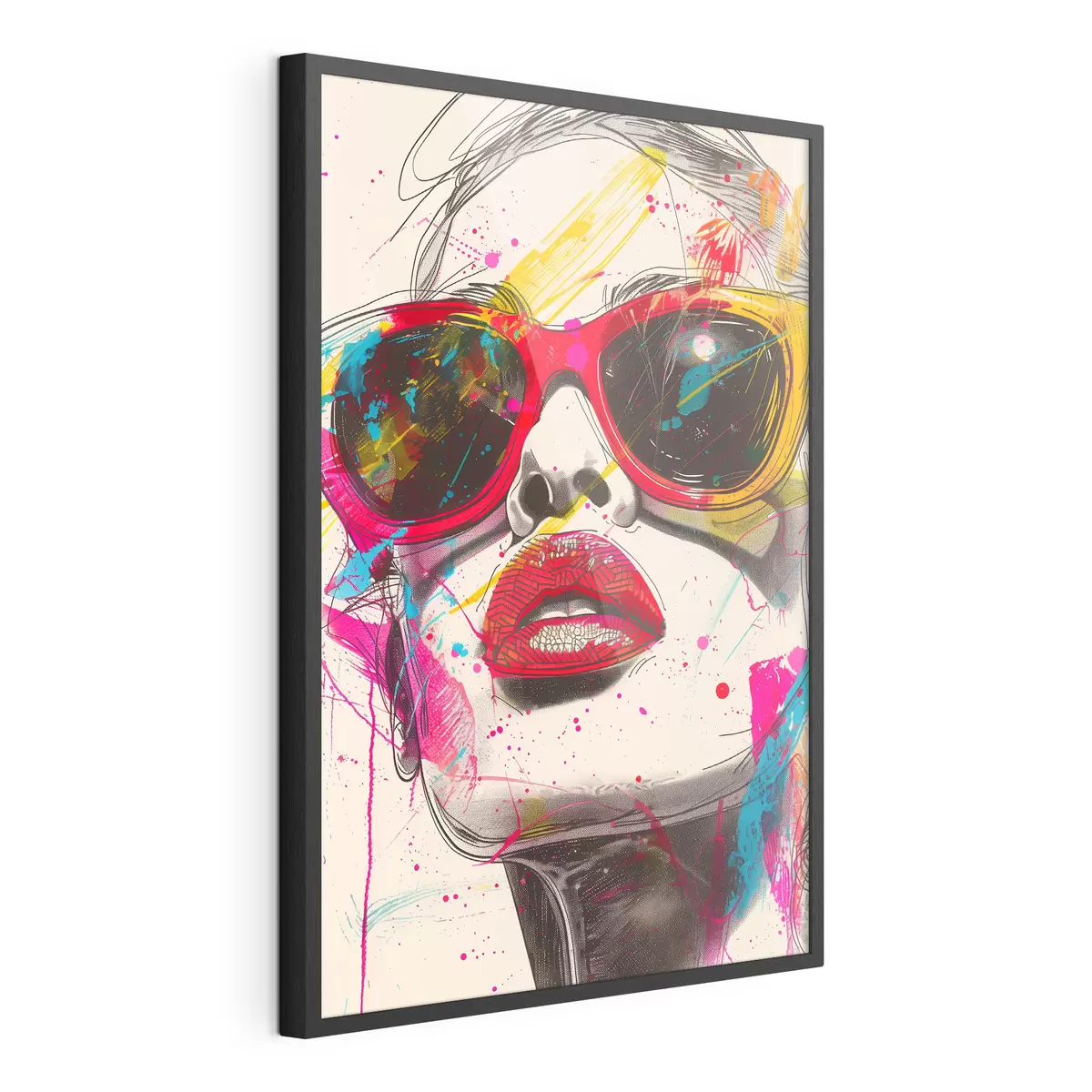 Poster Ragazza con gli occhiali f39204