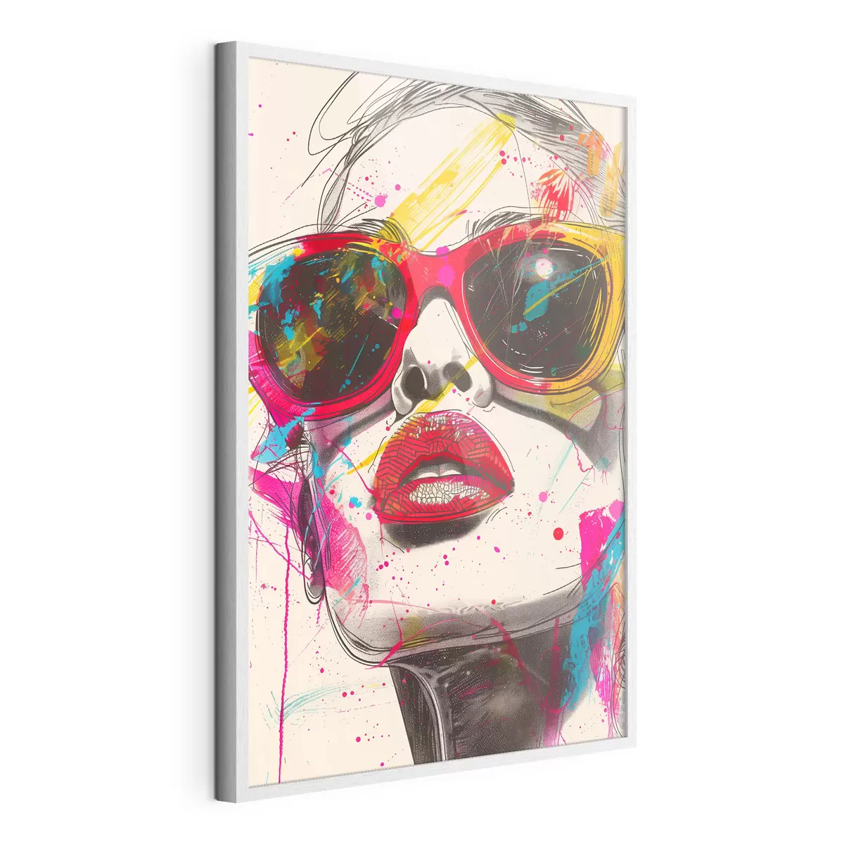 Poster Ragazza con gli occhiali f39204