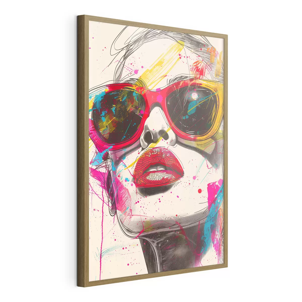 Poster Ragazza con gli occhiali f39204