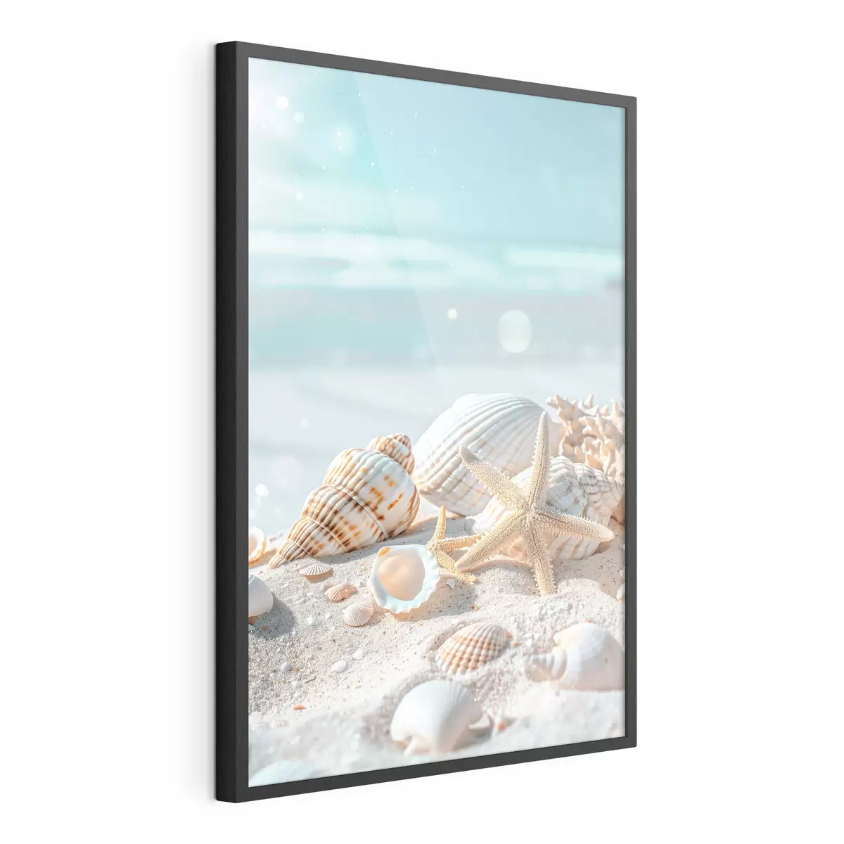 Poster Conchiglie sulla sabbia f39221