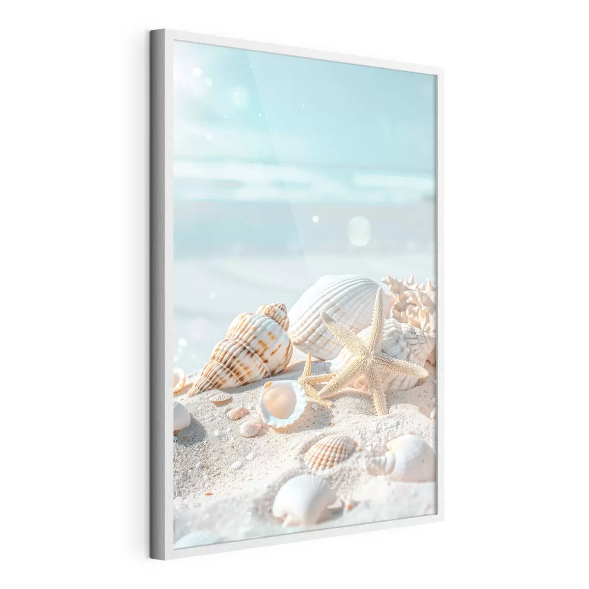 Poster Conchiglie sulla sabbia f39221