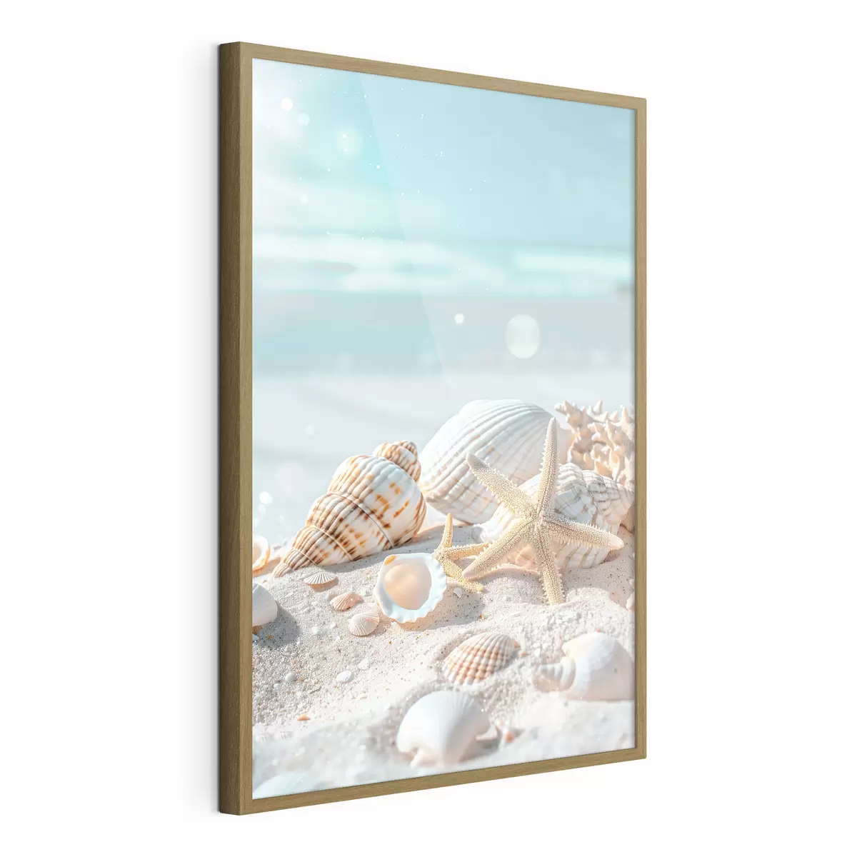 Poster Conchiglie sulla sabbia f39221