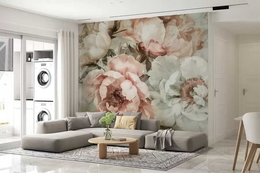 Carta da parati Fiori grandi Peonie n. w01291