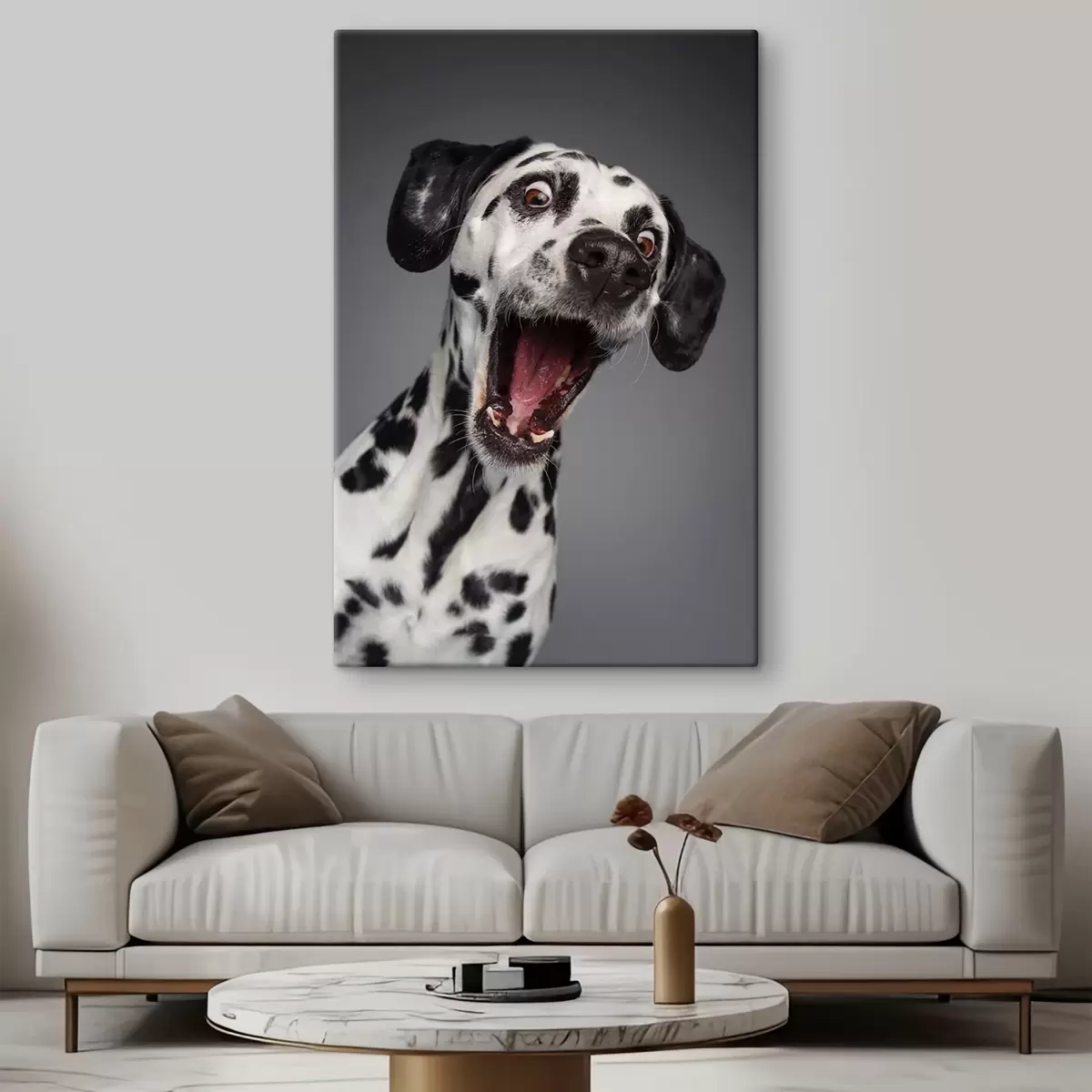 carta da parati Cucciolo eccitato e pronto a divertirsi! nr. s37752