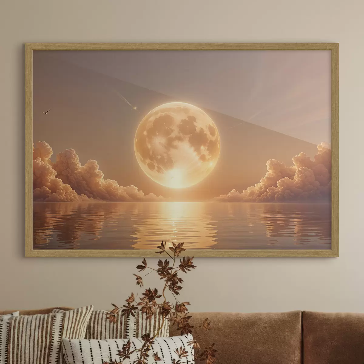 Poster Luna e bagliore f39403