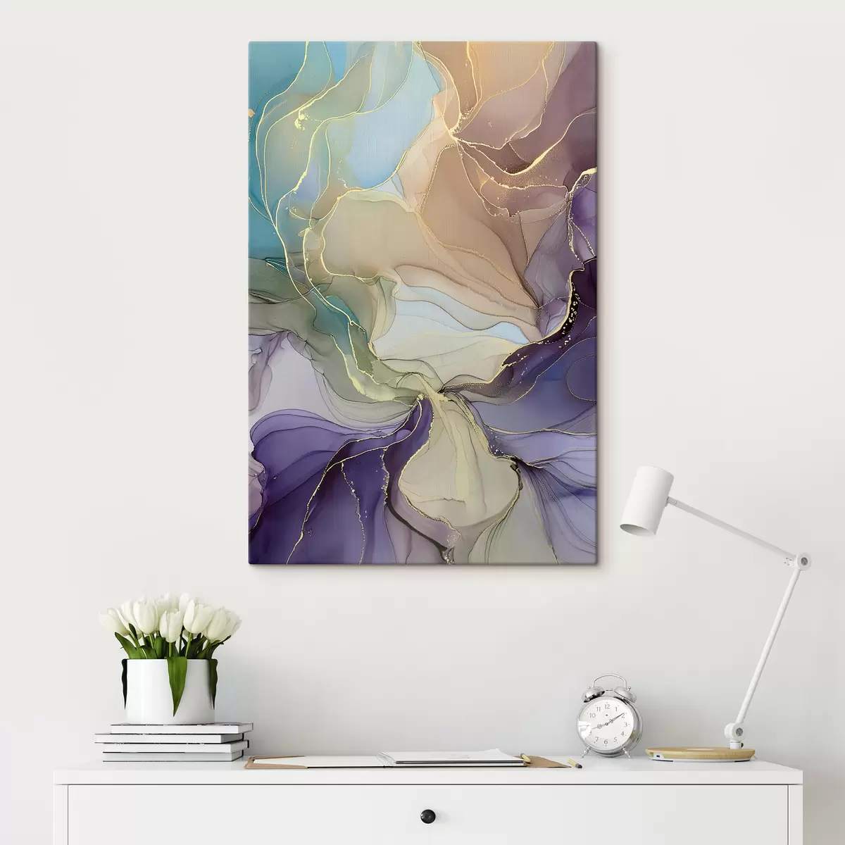 carta da parati astrazione con colori alcolici nr. s39482