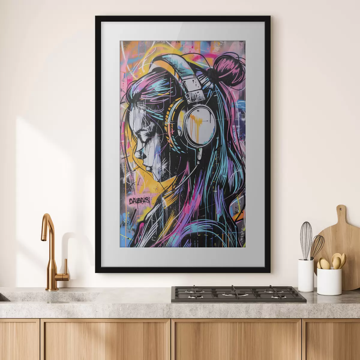 Poster Immersa nella musica f39443