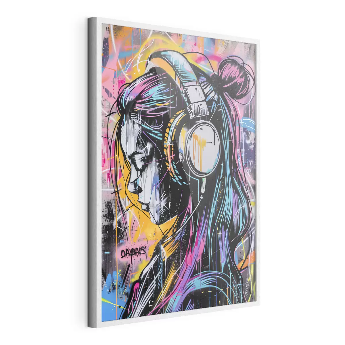 Poster Immersa nella musica f39443