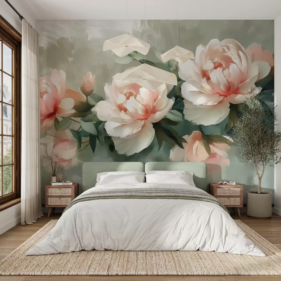 Carta da parati Floreale Un bellissimo sfondo floreale morbido e sognante n. w07947