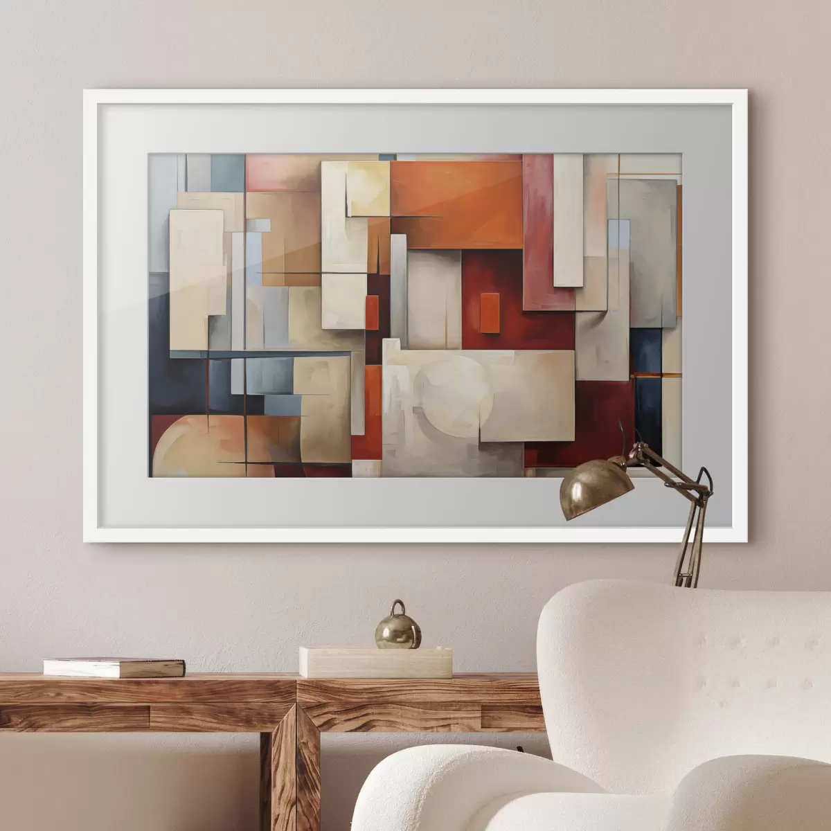 Poster Geometria vibrante f39571
