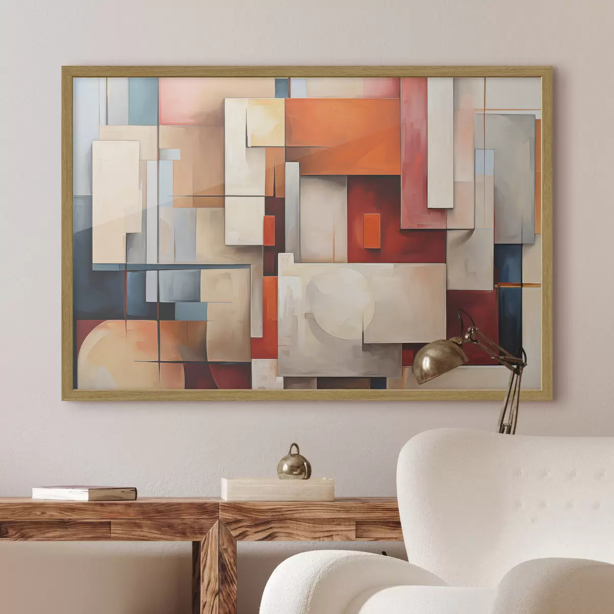 Poster Geometria vibrante f39571