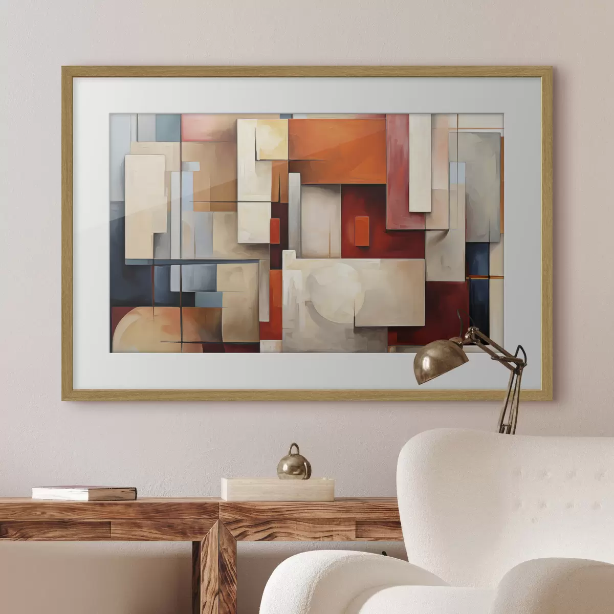 Poster Geometria vibrante f39571