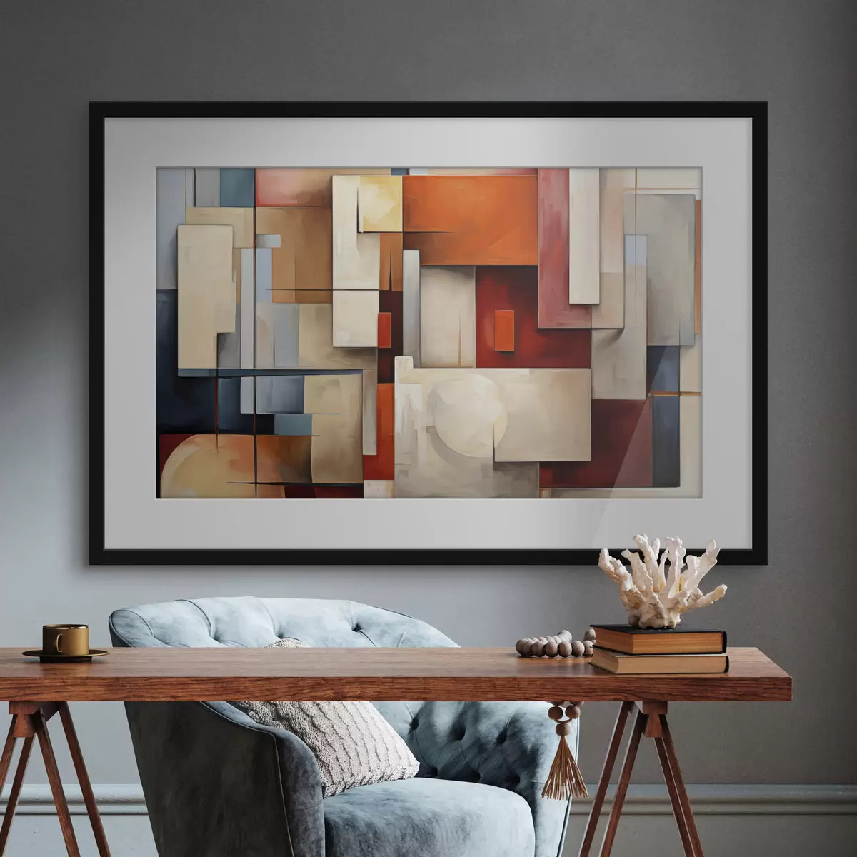 Poster Geometria vibrante f39571