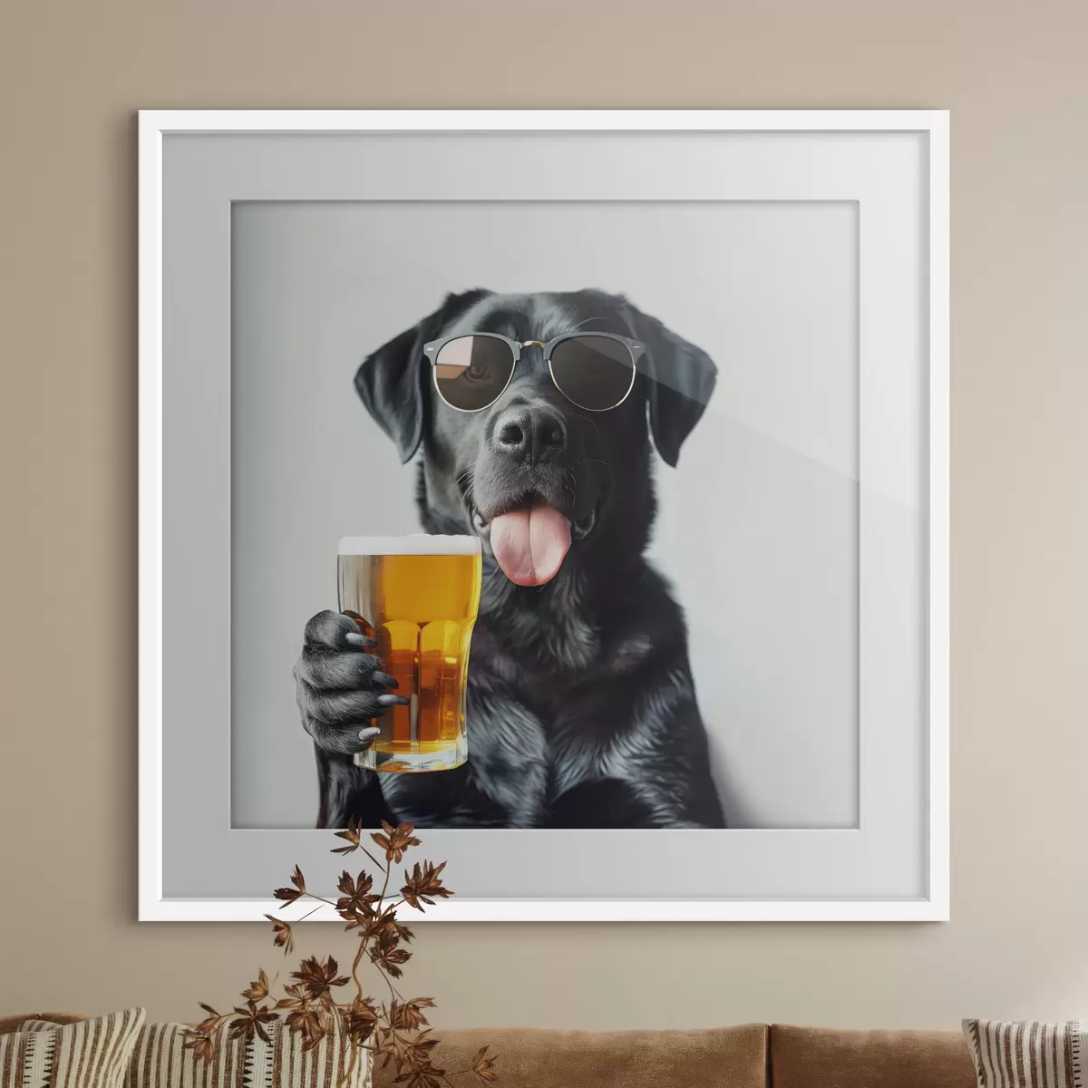 Poster Labrador in vacanza f39470