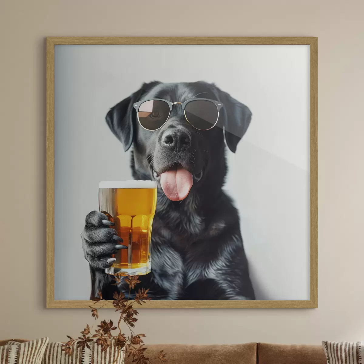 Poster Labrador in vacanza f39470
