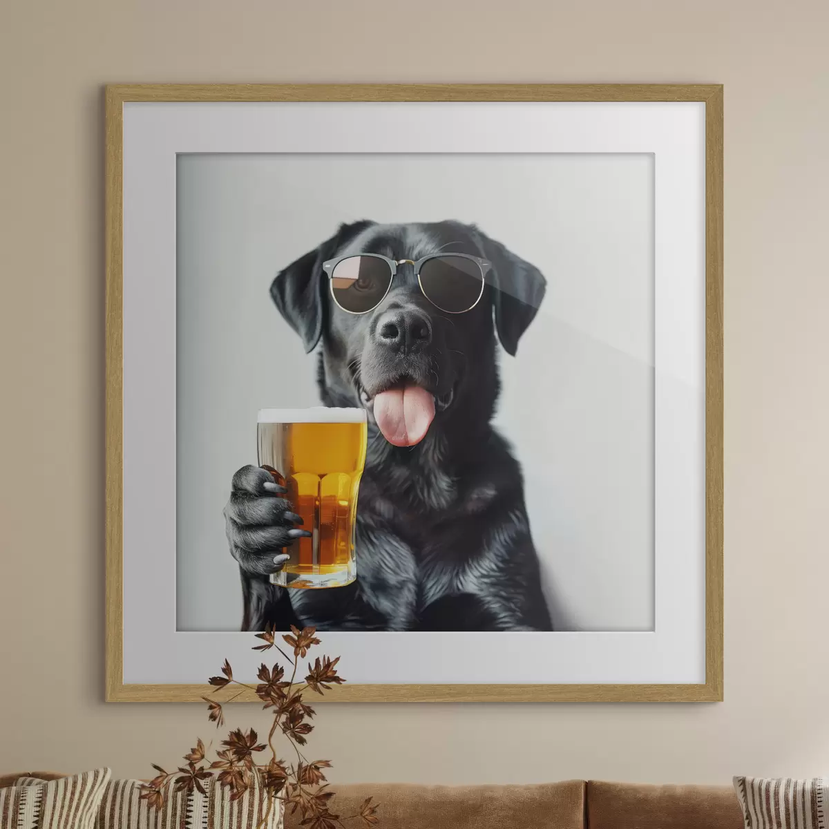 Poster Labrador in vacanza f39470