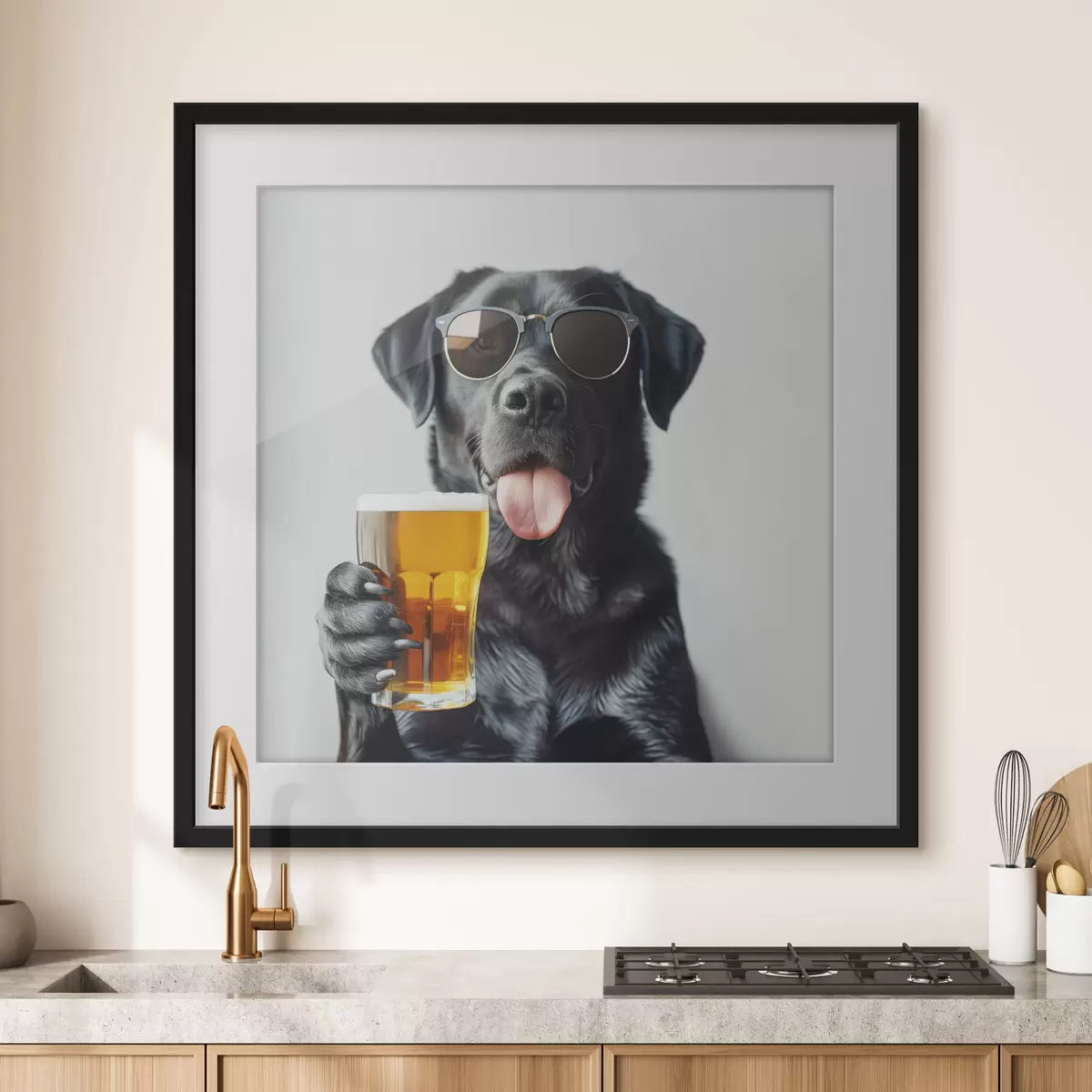 Poster Labrador in vacanza f39470