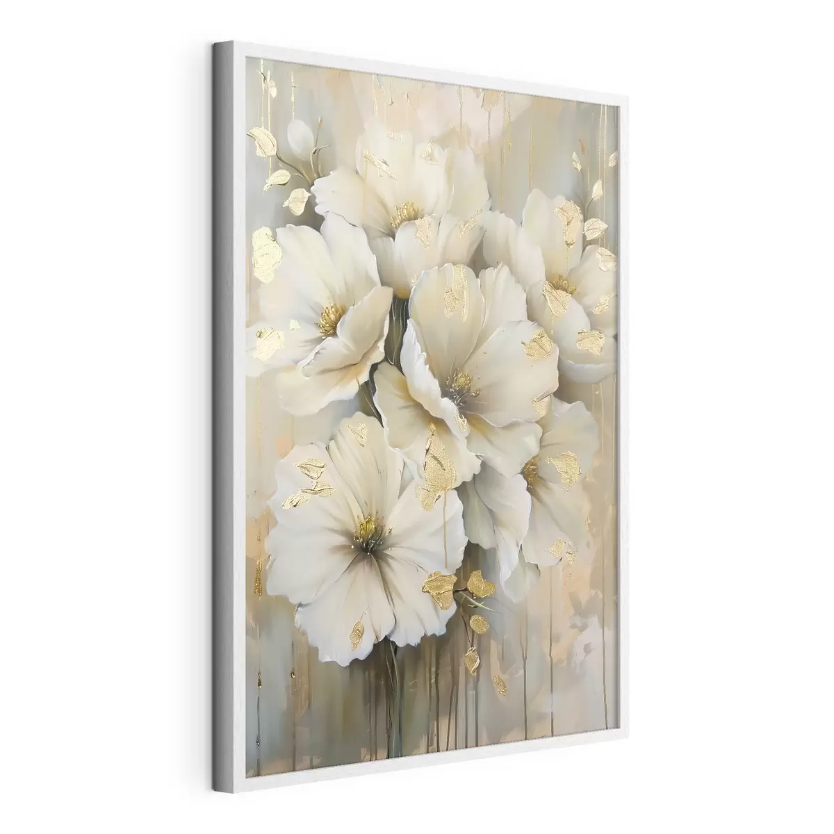 Poster fiori bianchi f39555