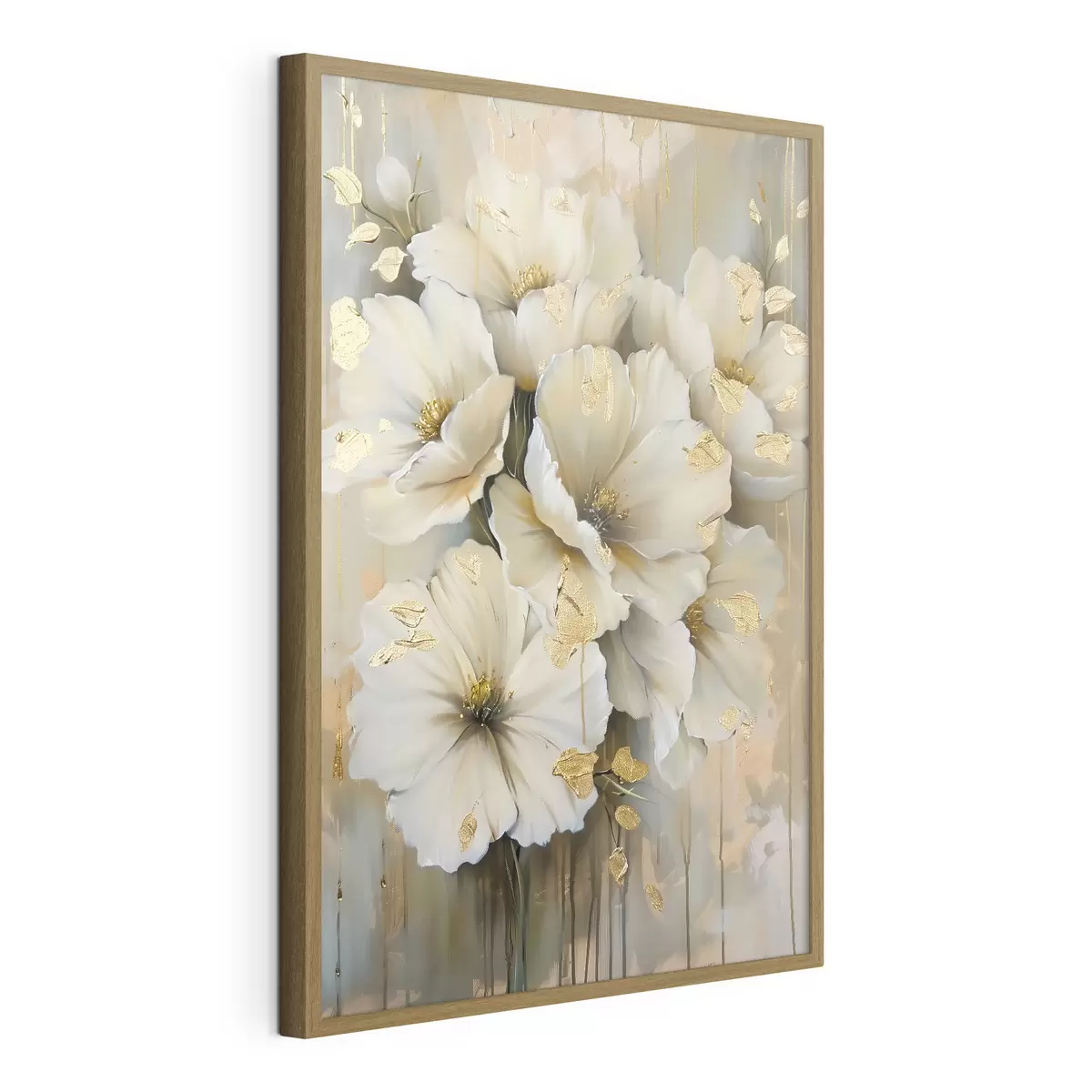 Poster fiori bianchi f39555