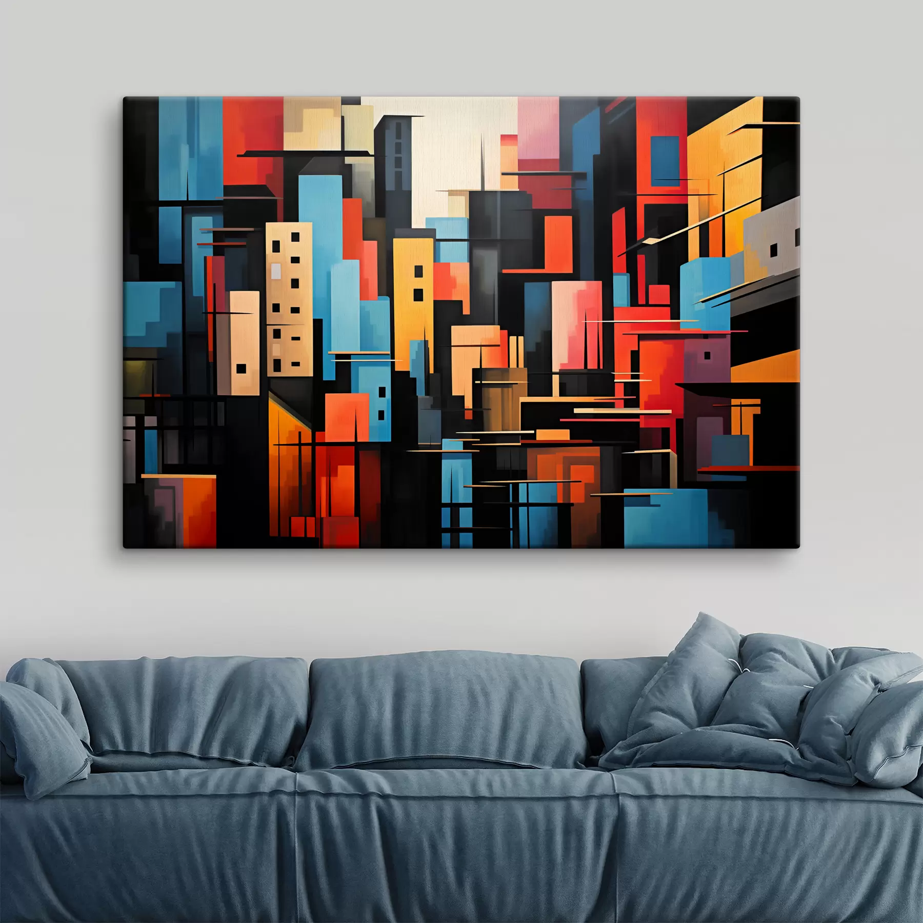 carta da parati Astrazione geometrica della città nr. s39716