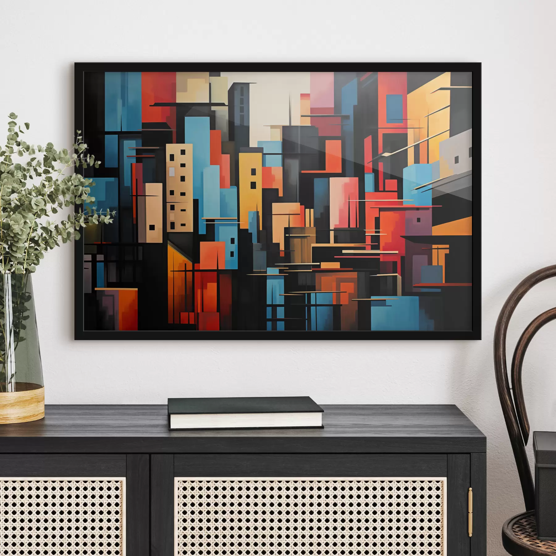 carta da parati Astrazione geometrica della città nr. f39716