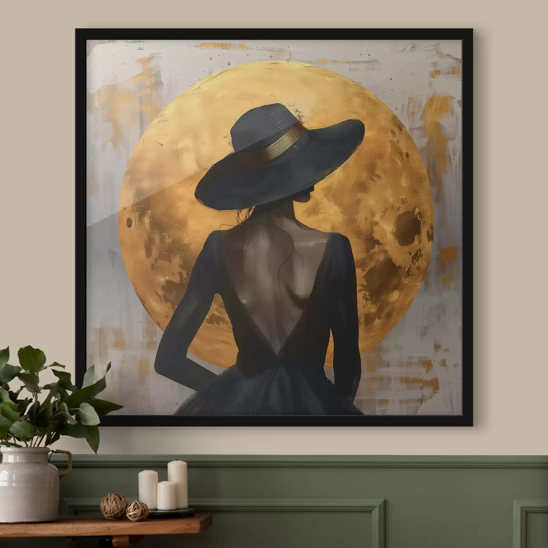 carta da parati La ragazza in nero nr. f39685