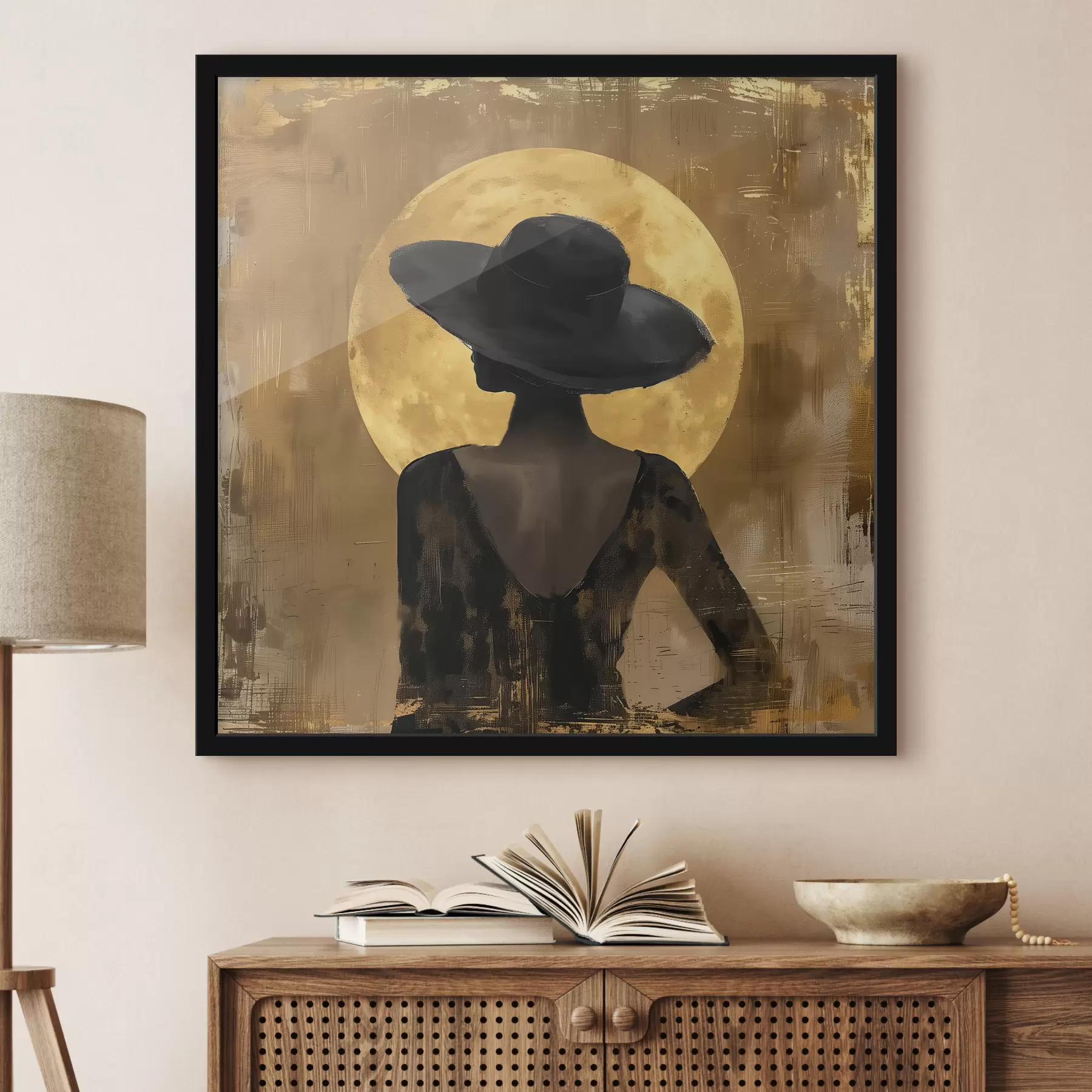 carta da parati La ragazza in nero nr. f39686