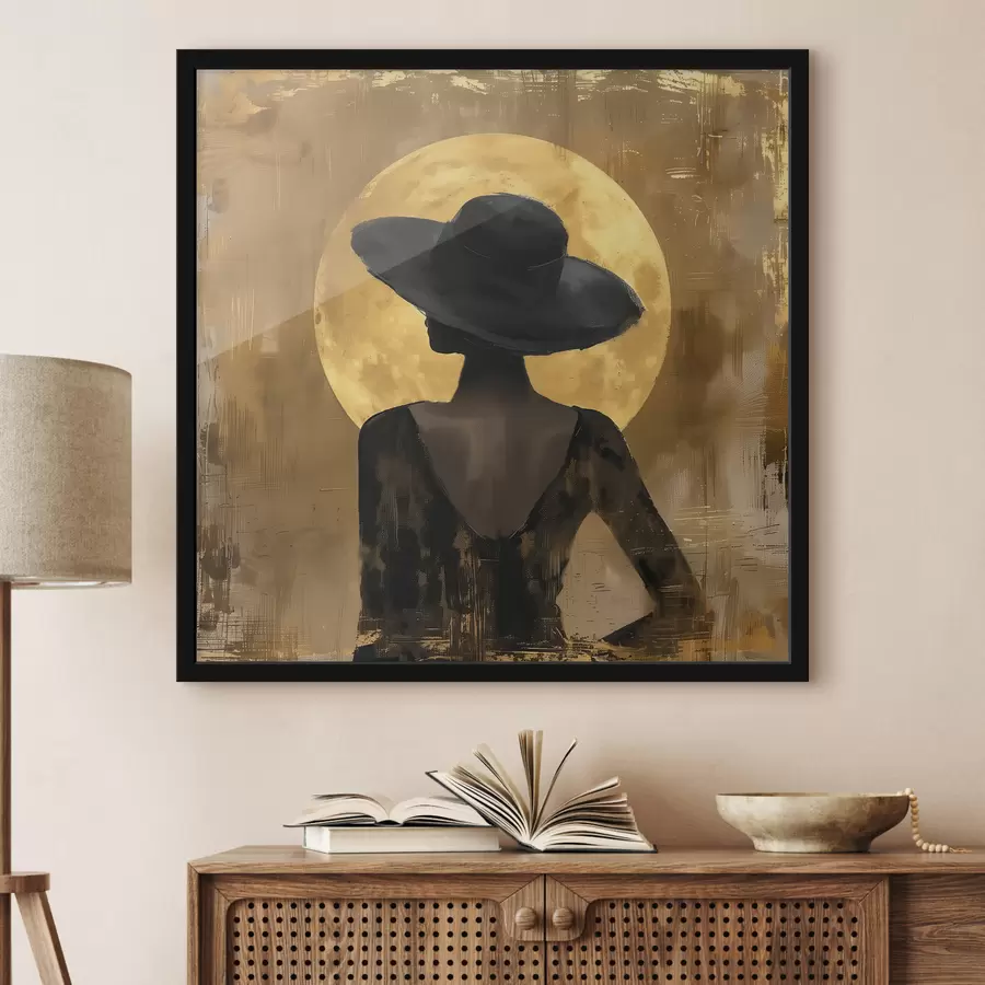 carta da parati La ragazza in nero nr. f39686