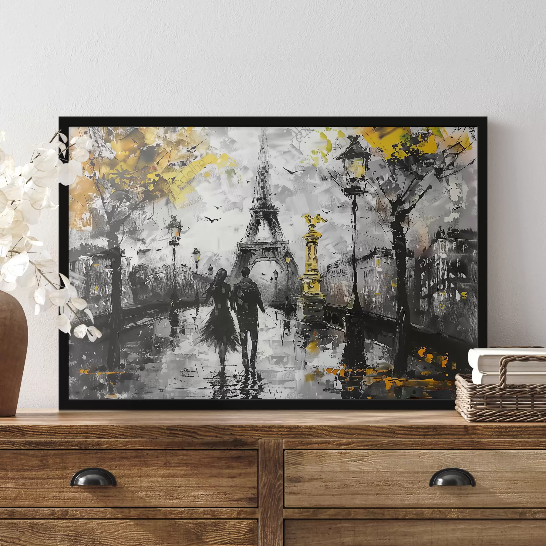 carta da parati Una coppia a Parigi nr. f39692