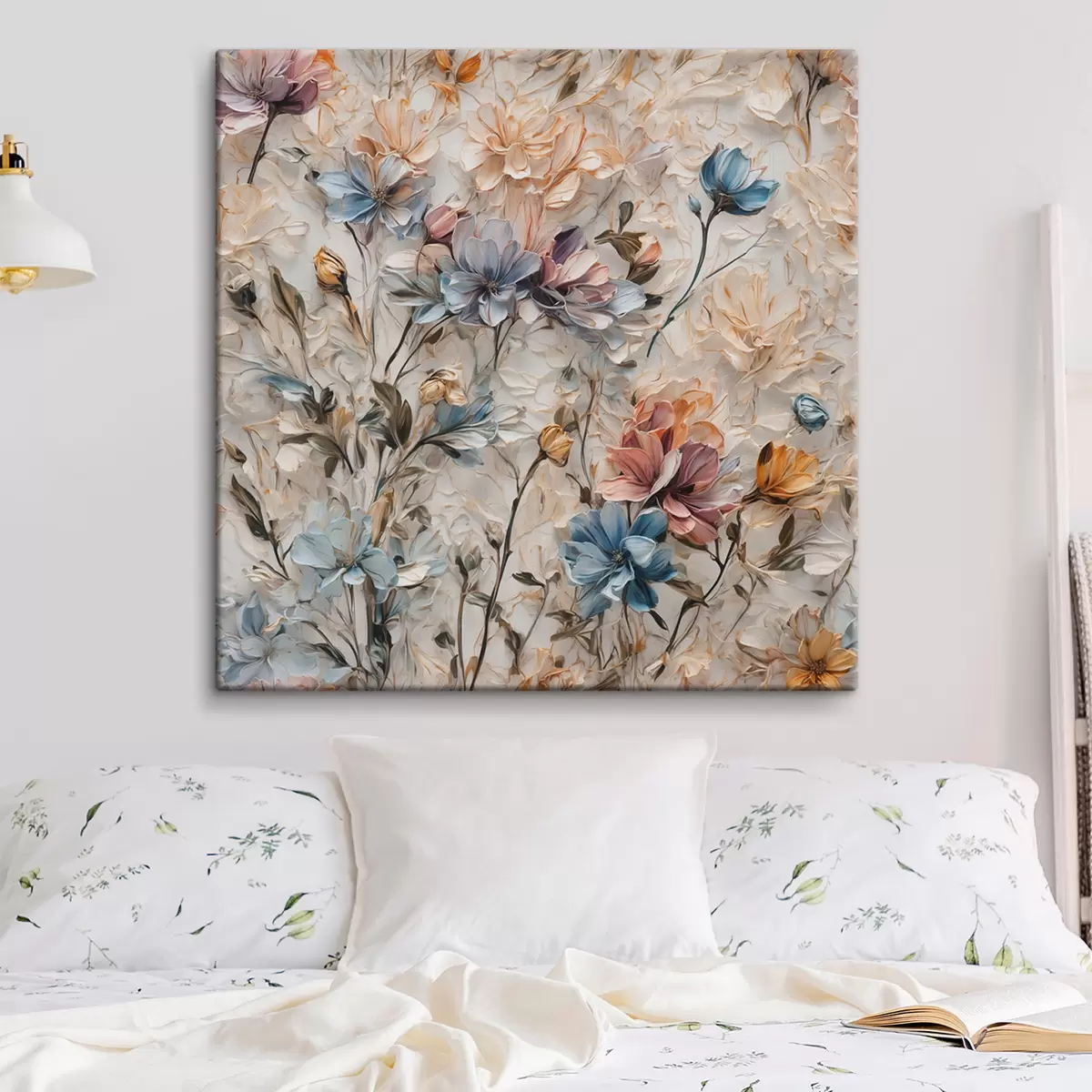 carta da parati Fiori e foglie astratti nr. s39605