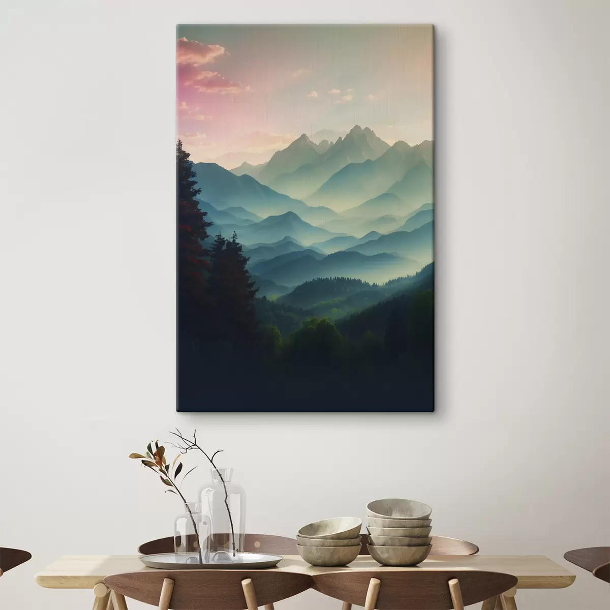 carta da parati Vista sulle montagne all'alba nr. s39607