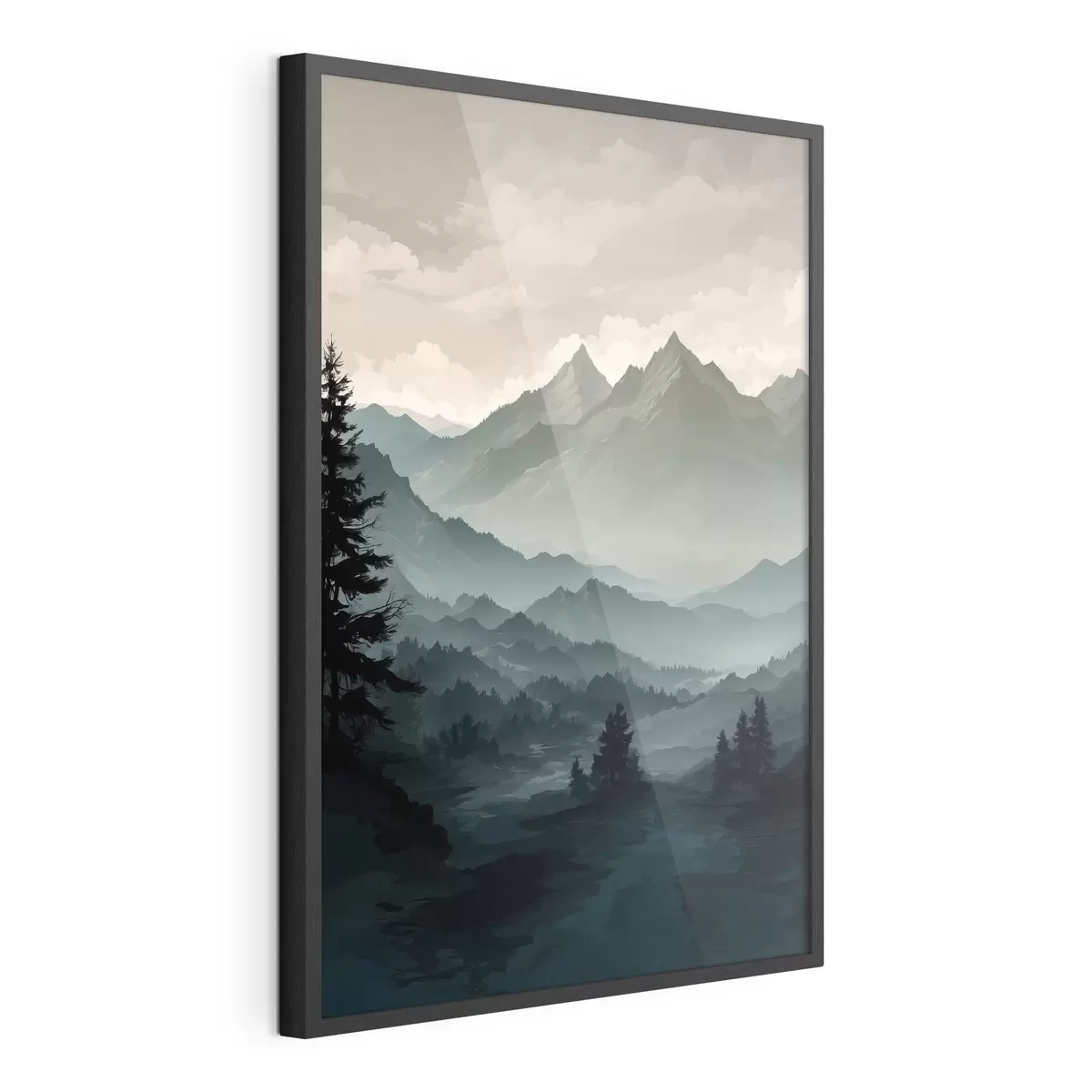 Poster Vista delle montagne f39587