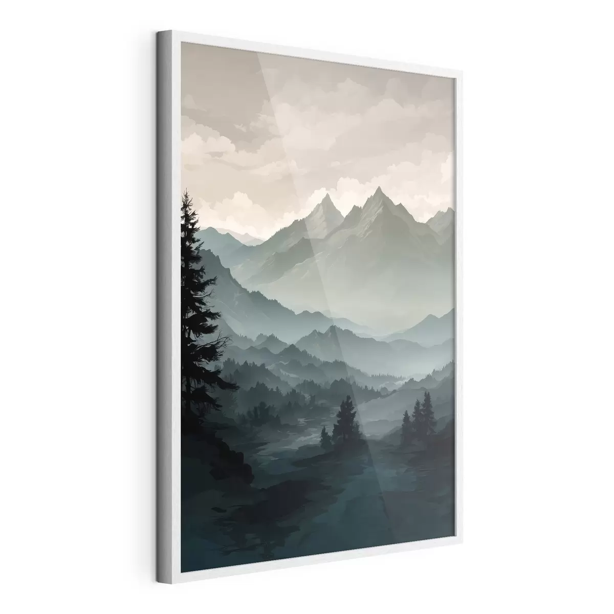 Poster Vista delle montagne f39587