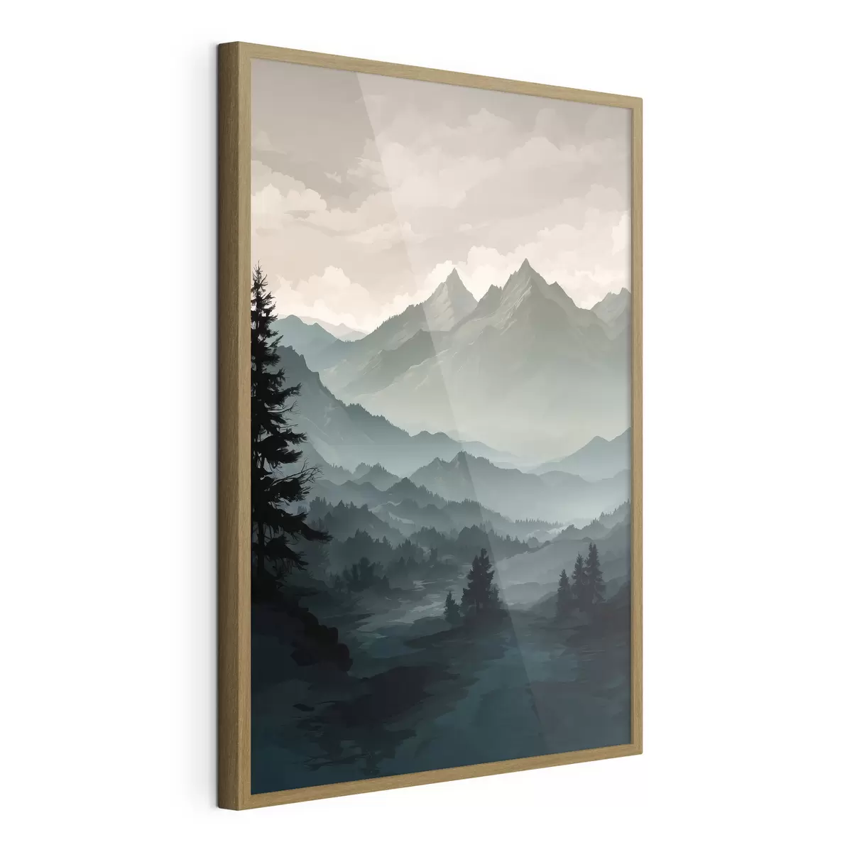 Poster Vista delle montagne f39587