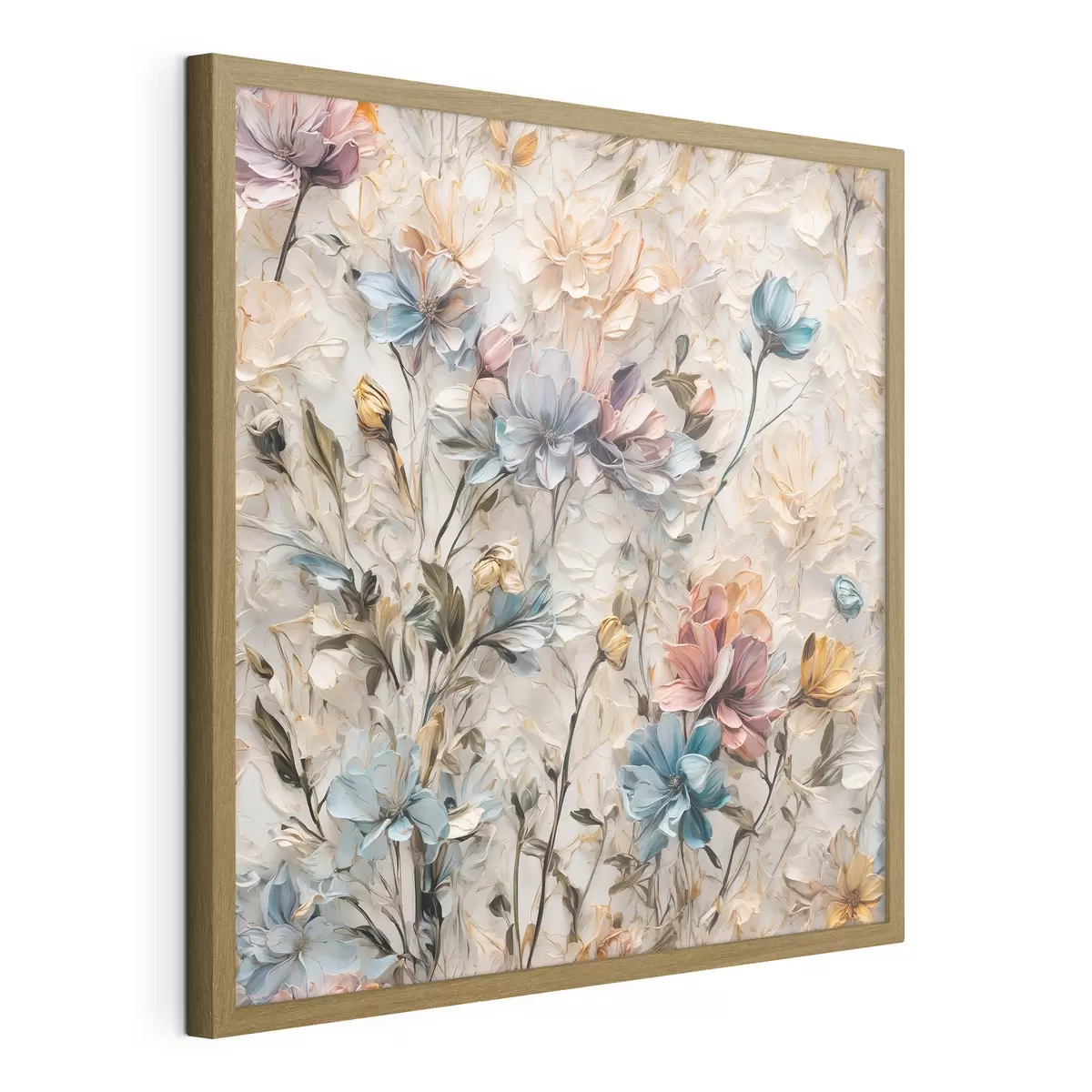 Poster Fiori e foglie astratti f39605