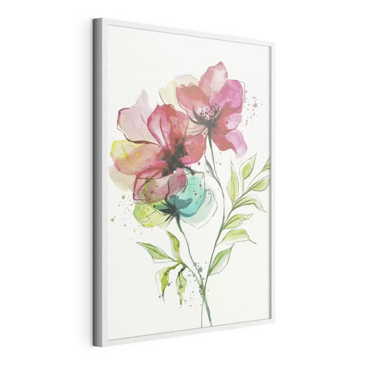 Poster Delicati fiori ad acquerello f39767