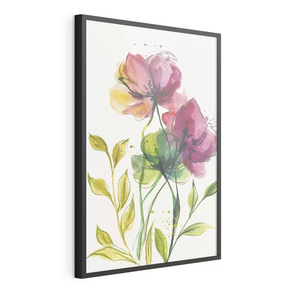 Poster Bellissimi fiori ad acquerello f39768