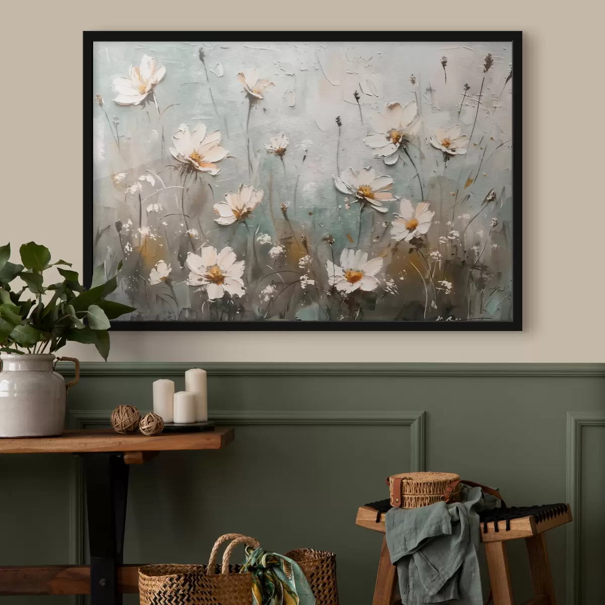 Poster Un campo di fiori selvatici f39834