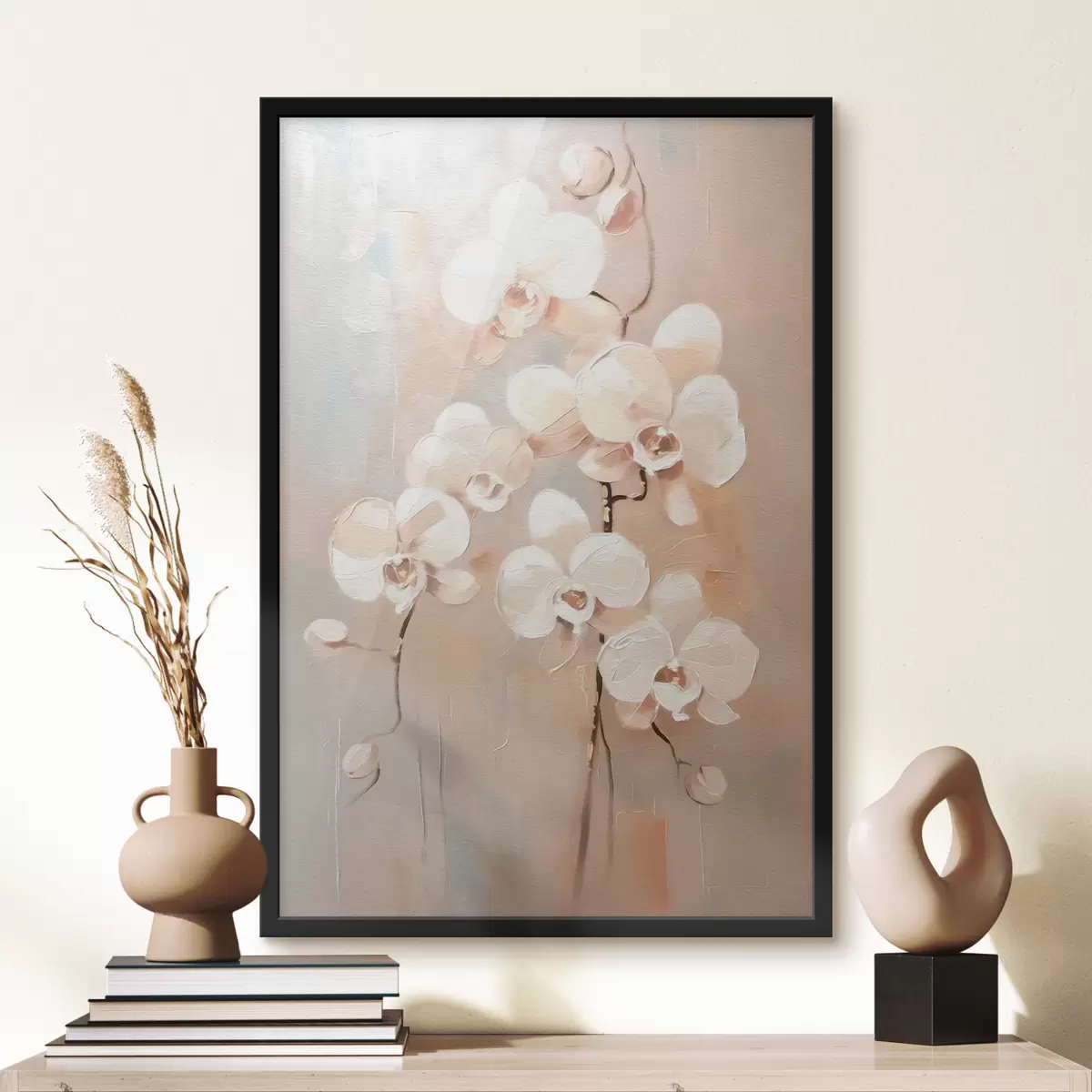Poster Fiori di orchidea bianca f39842
