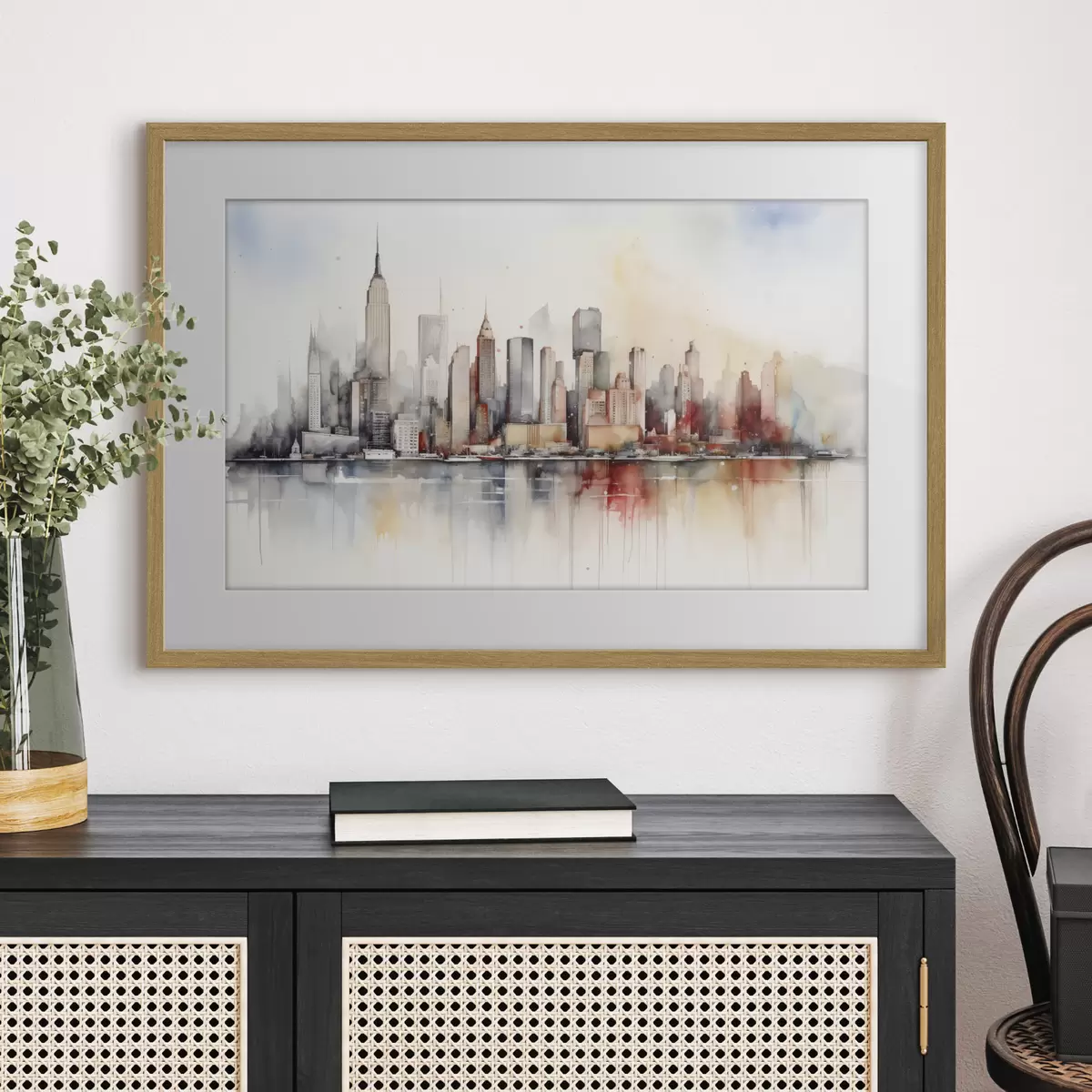 Poster New York in lontananza f39828