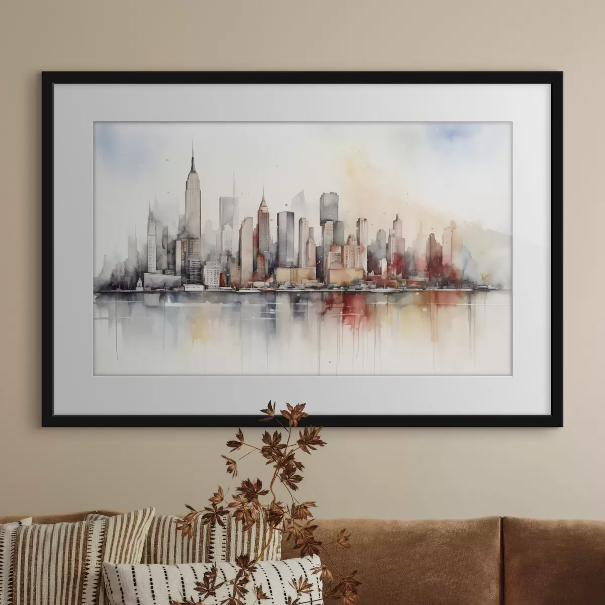 Poster New York in lontananza f39828