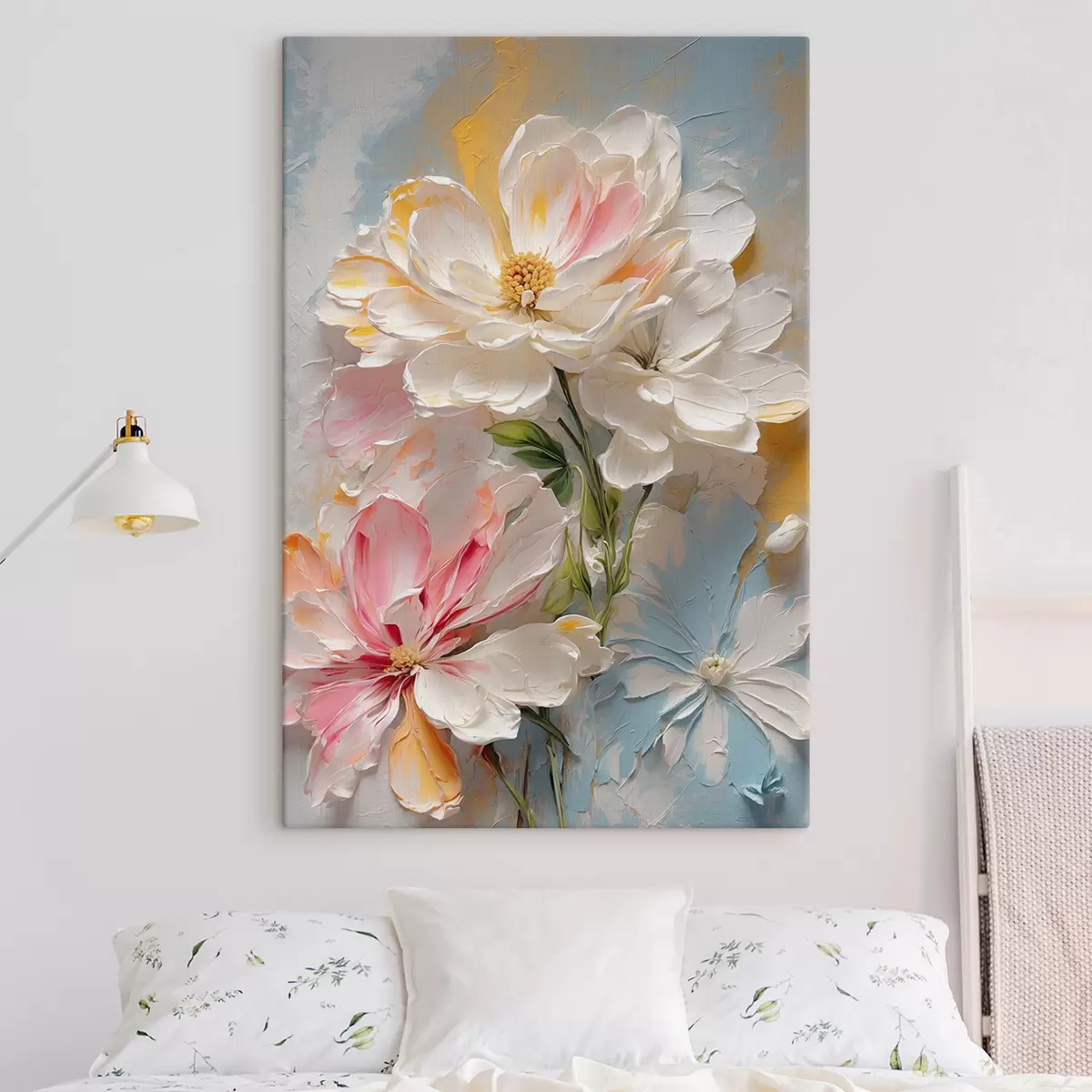 carta da parati Fiori astratti su sfondo astratto nr. s39866